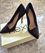 NEXT Black Faux Suede High