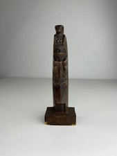 Tribal Black Resin Totem Pole