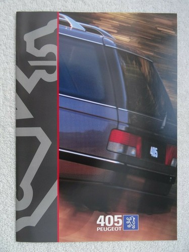 Peugeot 405 estate brochure - 405,