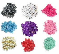 100 PLASTIC SCRABBLE TILES IVORY BLACK LETTERS NUMBERS FOR CRAFTS ALPHABETS PLAY