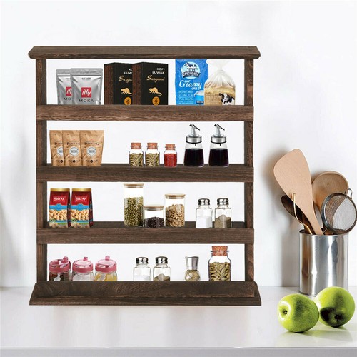 Tiers wooden spice rack - 4,