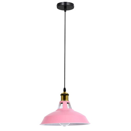Pink metal pendant - metal, ceiling