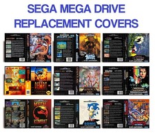 RETRO SEGA MEGA DRIVE GAME REPLACEMENT COVERS
