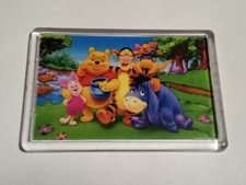 Walt Disney Winnie The Phoo Tigger Piglet Eeyore Acrylic Fridge Magnet 