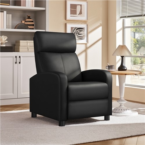 Recliner chair leather modern - recliner,