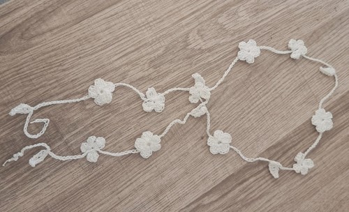 Hand crocheted cream - hand,