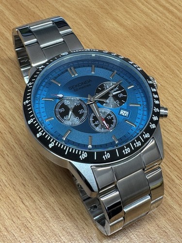 Sekonda petrol blue dial - petrol,