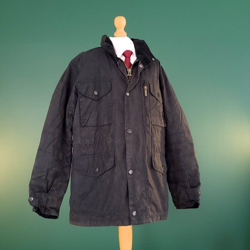 Barbour waxed cotton sapper - cotton,