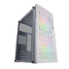 Mars Gaming MC-CORE White M-ATX PC Case – Compact – Open Box – New Condition