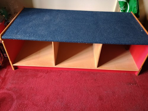 Storage unit with carpeted - storage,