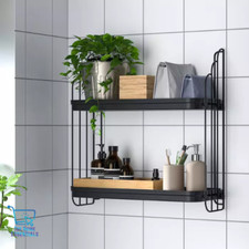 IKEA APOTEKARE Wall Shelf Durable Metal Shelf for Plants and Home Décor 50x52 cm