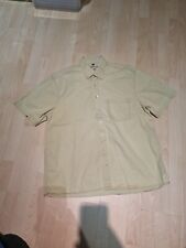 Mens Oakman Designer Shirt Yellow Size Large. 100% Cotton. Excellent Condition