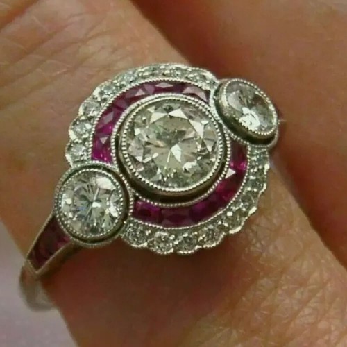 Art deco vintage round - vintage, cut
