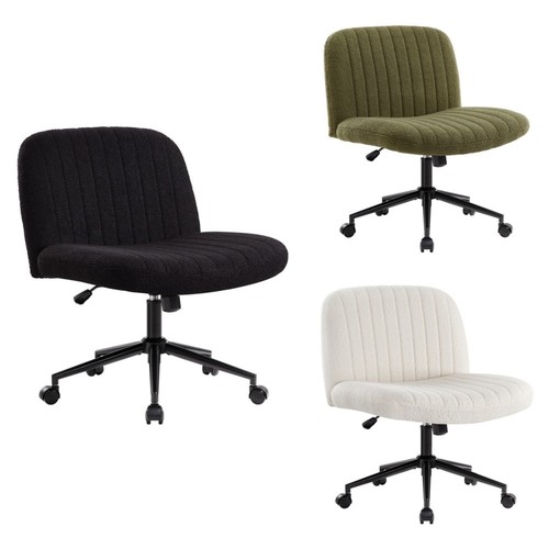Swivel desk chair with wheels - chair,