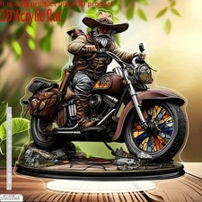 2D FLAT PRINTED MOTORCYCLE