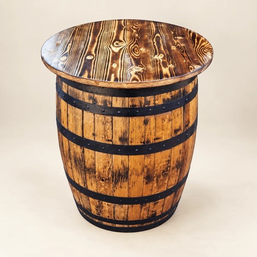 Whiskey barrel table - barrel, 66cm
