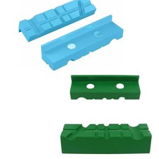 Pair green blue Soft Vise Jaws