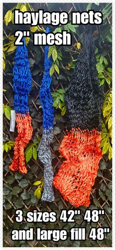 Haylege nets for hay - nets, 2"