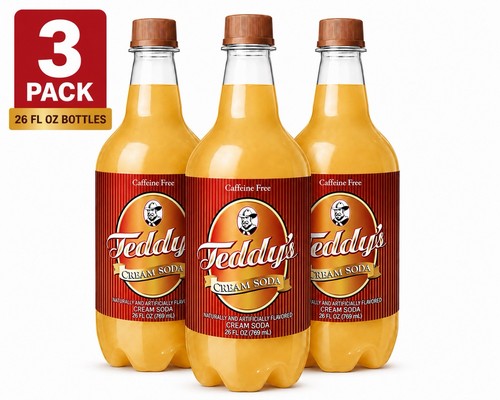 Teddy cream soda - soda, old