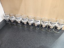 Set of 6x CORONA Glass Handmade / Upcycled from 330mm Bottle.Hand cut and...