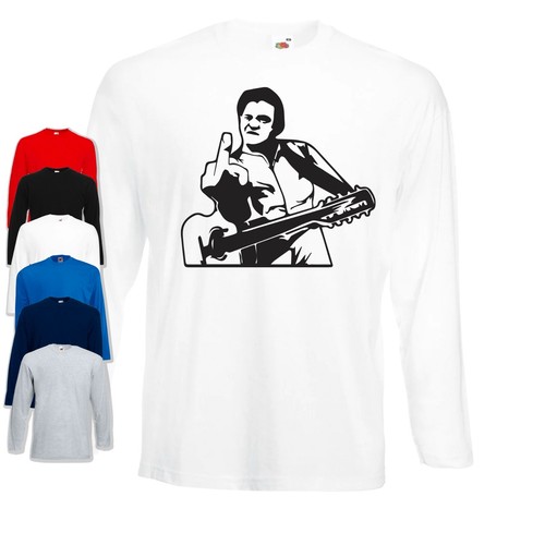 Johnny cash finger long sleeve - cash,