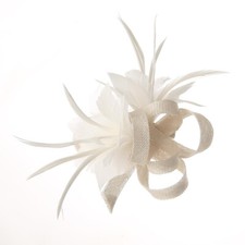 Women's Flower Feather Clip
