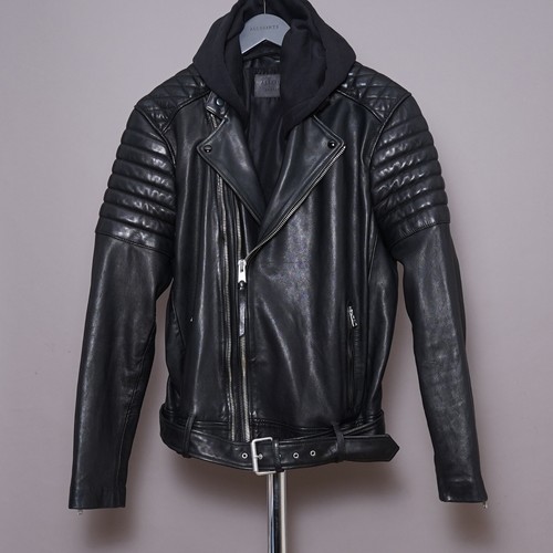 All saints leather jacket - all, mens