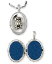 Pug Jewelry Sterling Silver