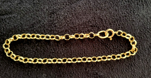 9ct gold belcher bracelet - 9ct,