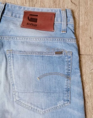 Men star raw jeans blue - raw,