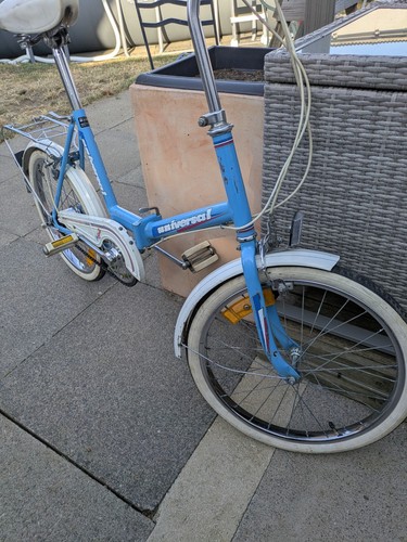 Vintage folding bicycle - vintage,