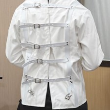 Asylum Strait Jacket Body Harness M/L Costume Restraint Armbinder Clubwear New