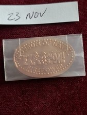 Museum Of Naval Firepower Explosions Pressed Penny