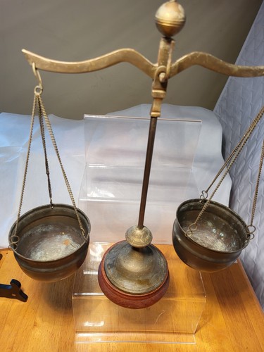Antique brass balance - antique, scale