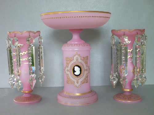 Vintage pink opaline glass - vintage,