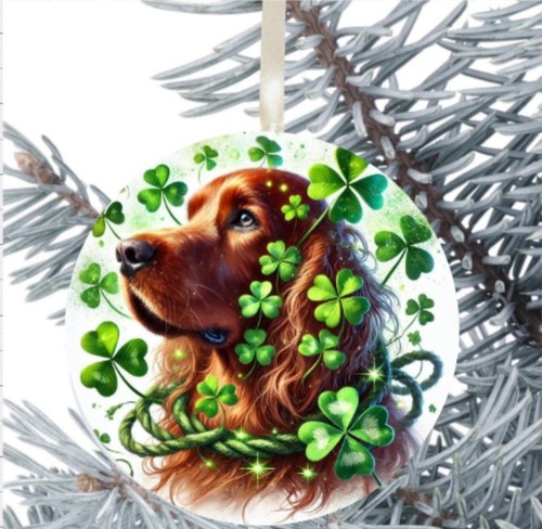 Red setter dog gift decoration - dog,