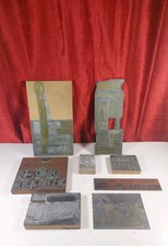 Collection Of Interesting French Letterpress Printing Plates
