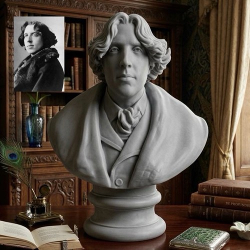 Oscar wilde bust irish - -, poet