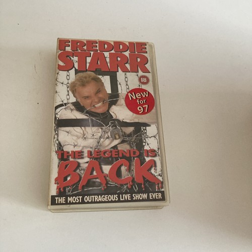 Freddie starr video vhs - video,