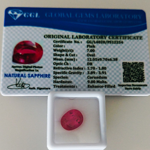 Ggl certified natural pink - ggl,