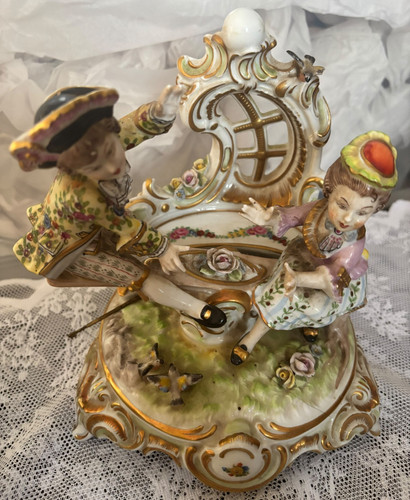 Dresden hand painted rococo - hand,