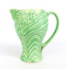 Vintage Wade Pottery Green 'Heath' Jug (406)