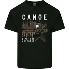 Canoe Adventure Canoeing Kayak Kayaking Mens Light Cotton T-Shirt