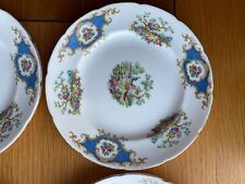 E BRAIN FOLEY CHINA BROADWAY Set 4 Green Salad Plates 21cm Dia