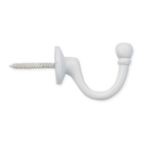 White curtain tassel hooks - ,