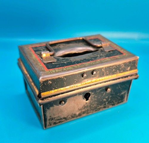 Vintage miniature metal cash - miniature,