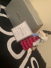 ROYAL WORCESTER RARE FIRSTBORN AT APPLEBY FAIR FIGURINE - BOXED - CERTIFICATE 