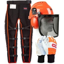 OREGON CHAINSAW SAFETY KIT 574742A Helmet Gloves Leggings NEW IN BOX Starter