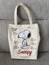 Peanuts Snoopy canvas Tote Bag