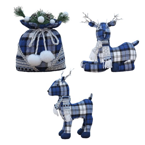 Elk christmas doll ornament - christmas,